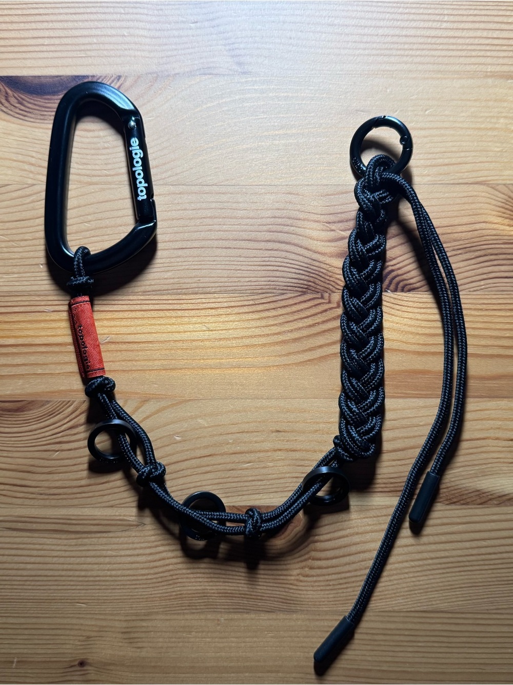 Braided Key Chain-Black